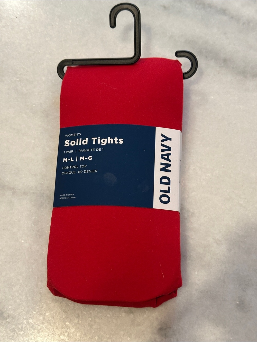 Old Navy Red Solid Tights